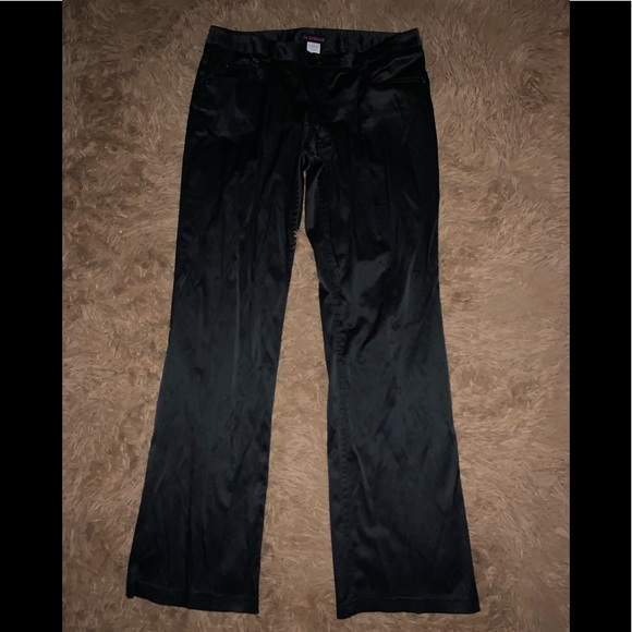 juniors black bootcut pants